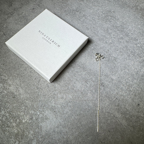 Nina Ullrich Thread Earring With Clasp -Single